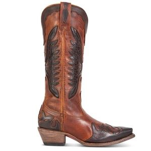 FREEBIRD “WILLIE” LEATHER LADIES COWBOY BOOTS NEW WITH BOX SZ 8 M